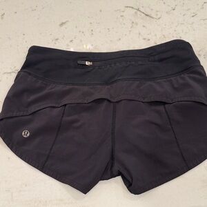 lululemon athletica Women's Black Athletic Shorts